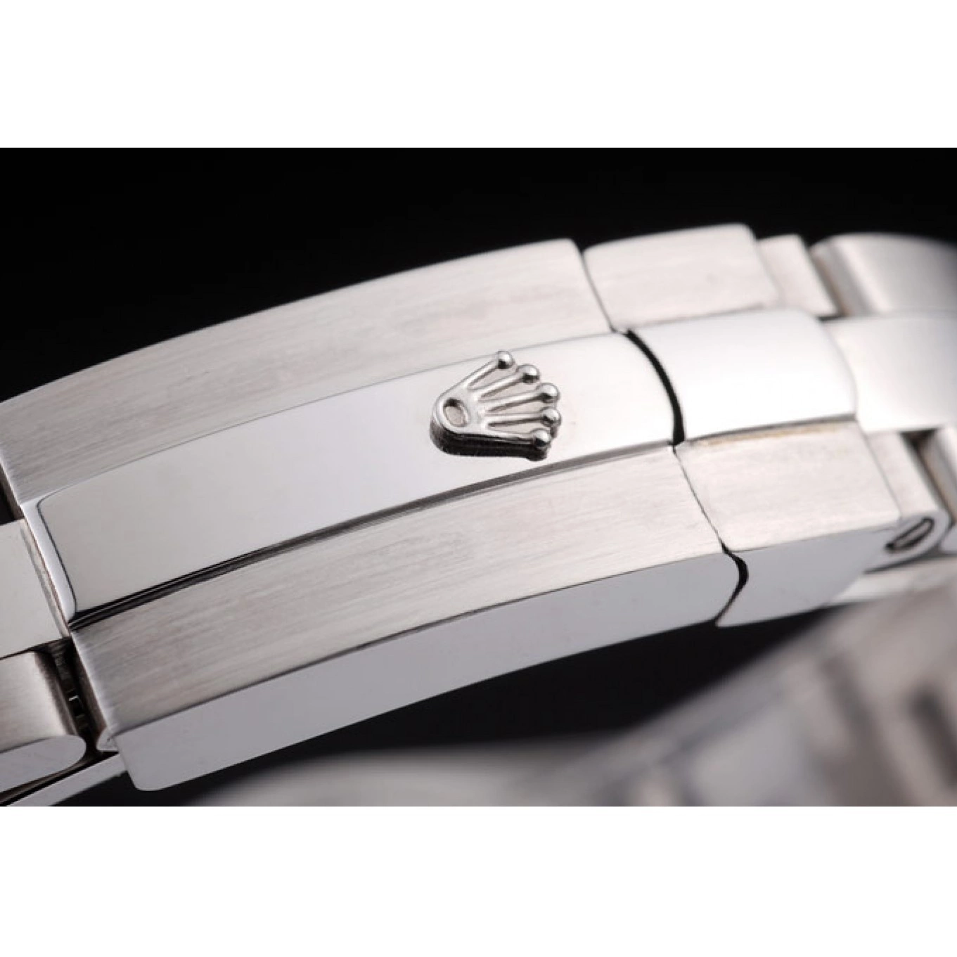 MiroTime 0710 Rolex Datejust Polished Stainless Steel Silver Flowers Dial Diamond Plated 98082